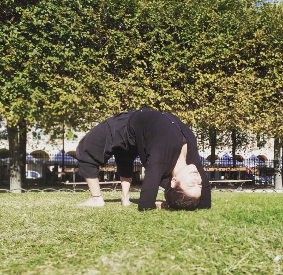Deeksha in Chakrasana